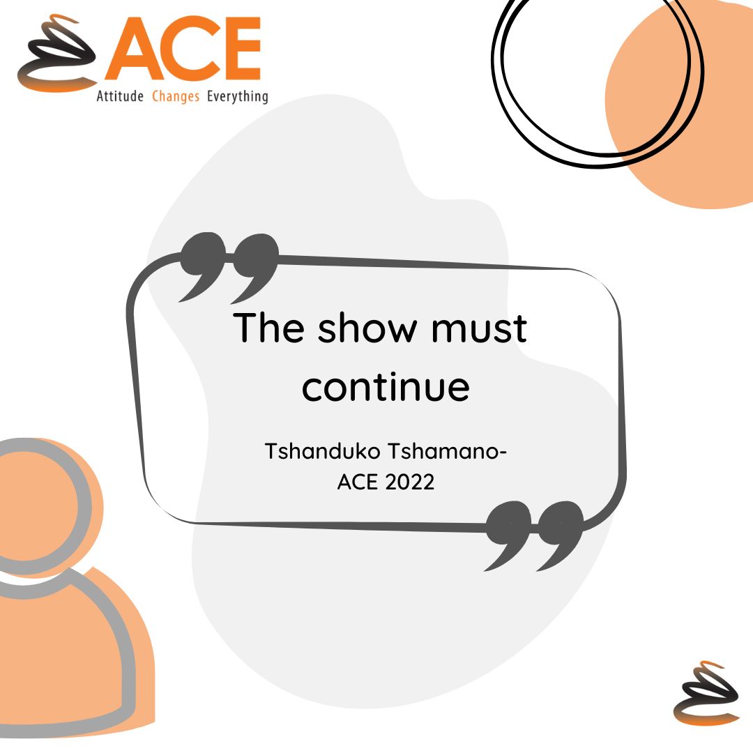 ACE Slogan - Coronation ACE Skills Training